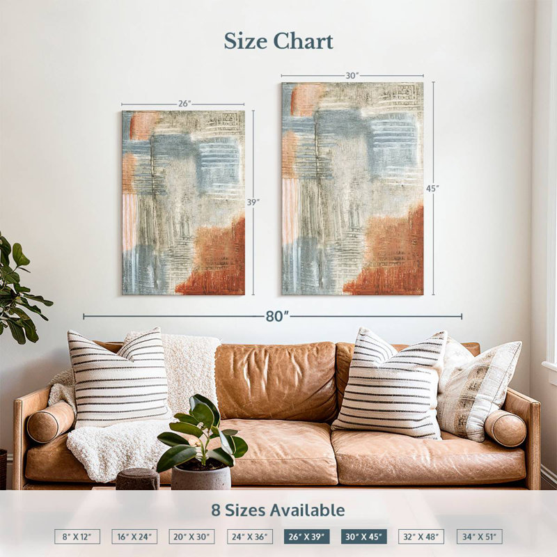 Avery Summer Rust II, 39" H x 26" W