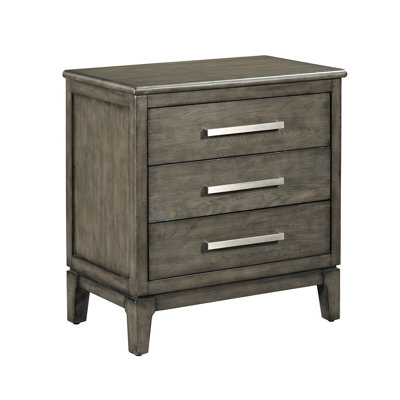 Gennadi 28'' W Solid Wood Nightstand