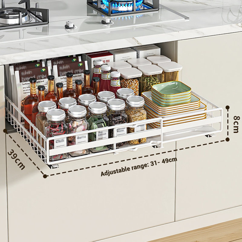 33 cm W Shelving Unit, White
