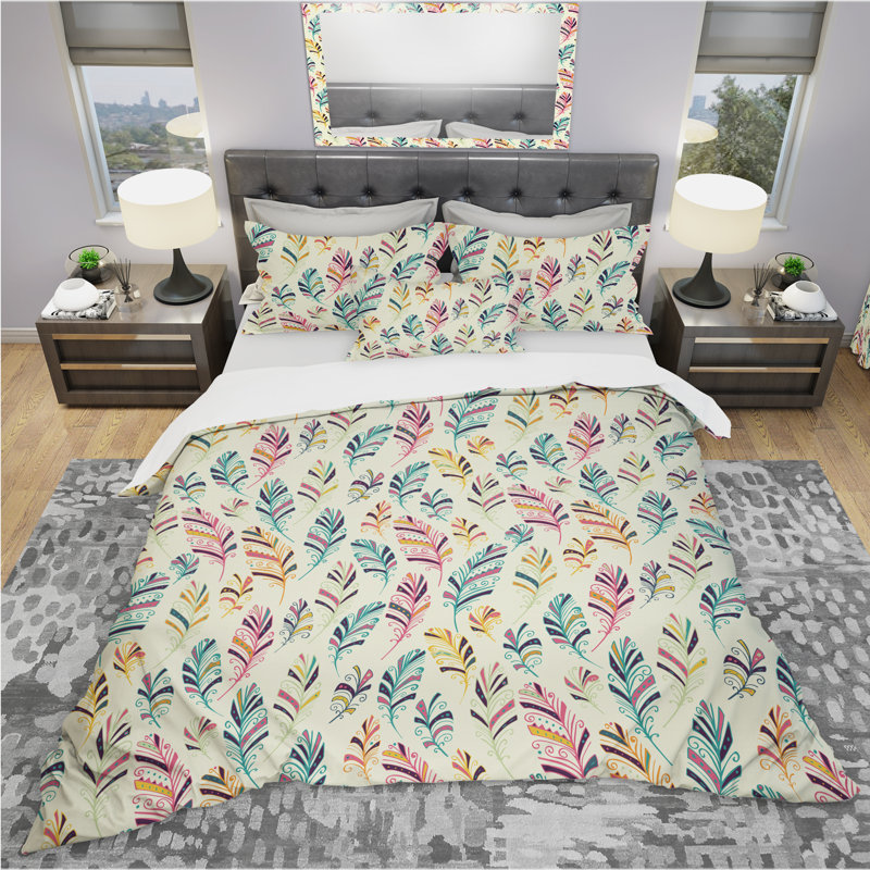 Ensemble de housse de couette en microfibre bleu, Housse de couette très grand + 2 taies décoratives