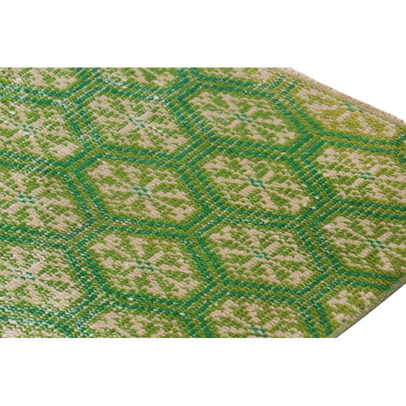 One-of-a-Kind 3'4" X4'5" Hand Knotted Area Rug