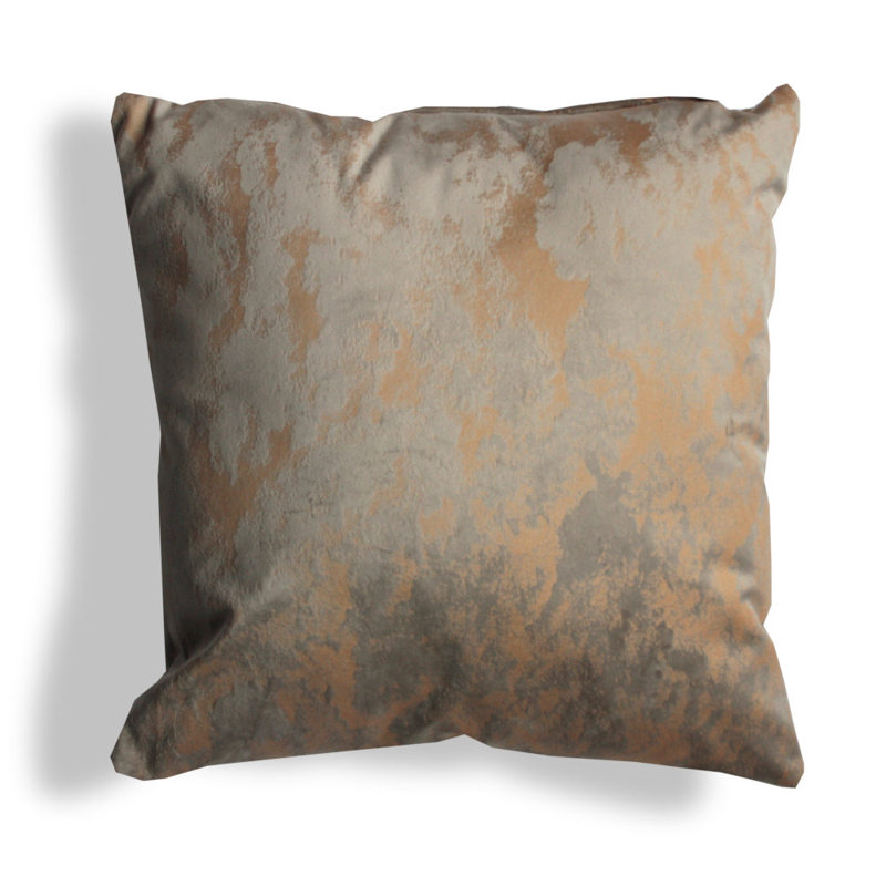 Gonesse Square Cushion Cover, Mink Gold