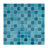 Swimming Pool 0.9" X 0.9" Straight Edge Glass Mosaic Tile-109722894