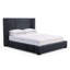 Velvet Wingback Bed