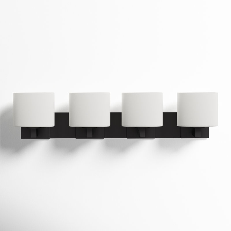Casson 4 - Light Dimmable Vanity Light, Matte Black, Oval