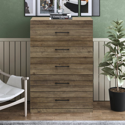 Avigail 5 Drawers 30.7" W Dresser