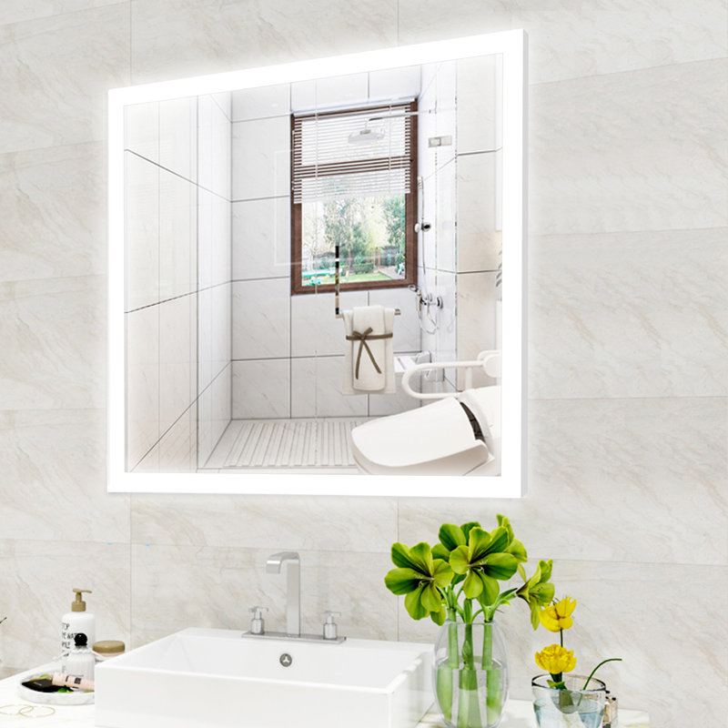 Ronan Rectangle Wall Mirror, 28" H x 24" W