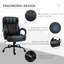 Fauteuil de direction réglable en cuir synthétique