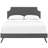 Corene Platform Bed with Round Splayed Legs-1552786226-1552786236