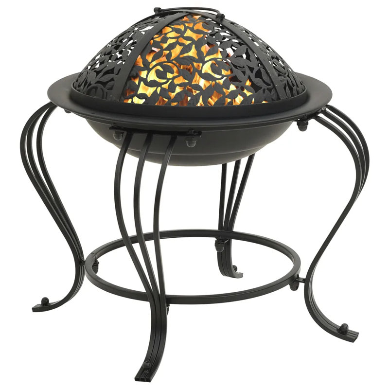 Susie Fire Pit with Poker 49 cm Steel