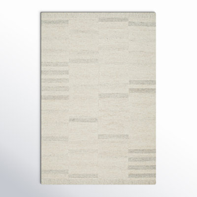 Rectangle Adarian Hand Tufted Wool Area Rug