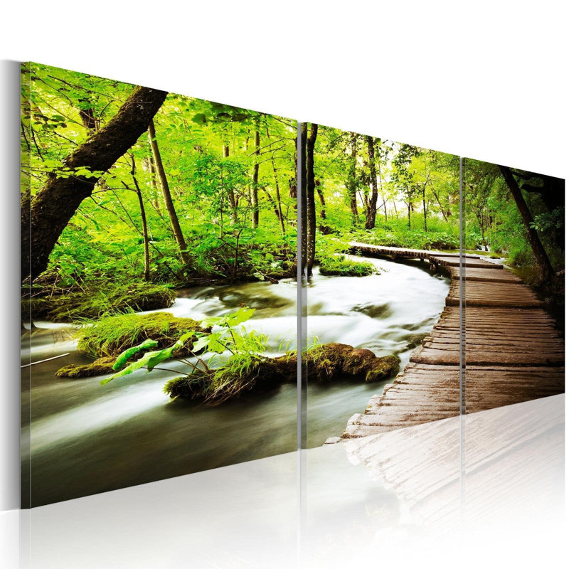 Ingedore " Forest Song ", 20" H x 59" W x 0.7" D