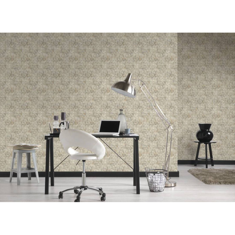 Rouleau de papier peint L 33 pi x l 21 po Concord, Beige / crème / gris / taupe