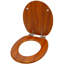 Siège de toilette rond et dur