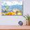 «Sun Up 2» par Alicia Ludwig, art mural en verre acrylique
