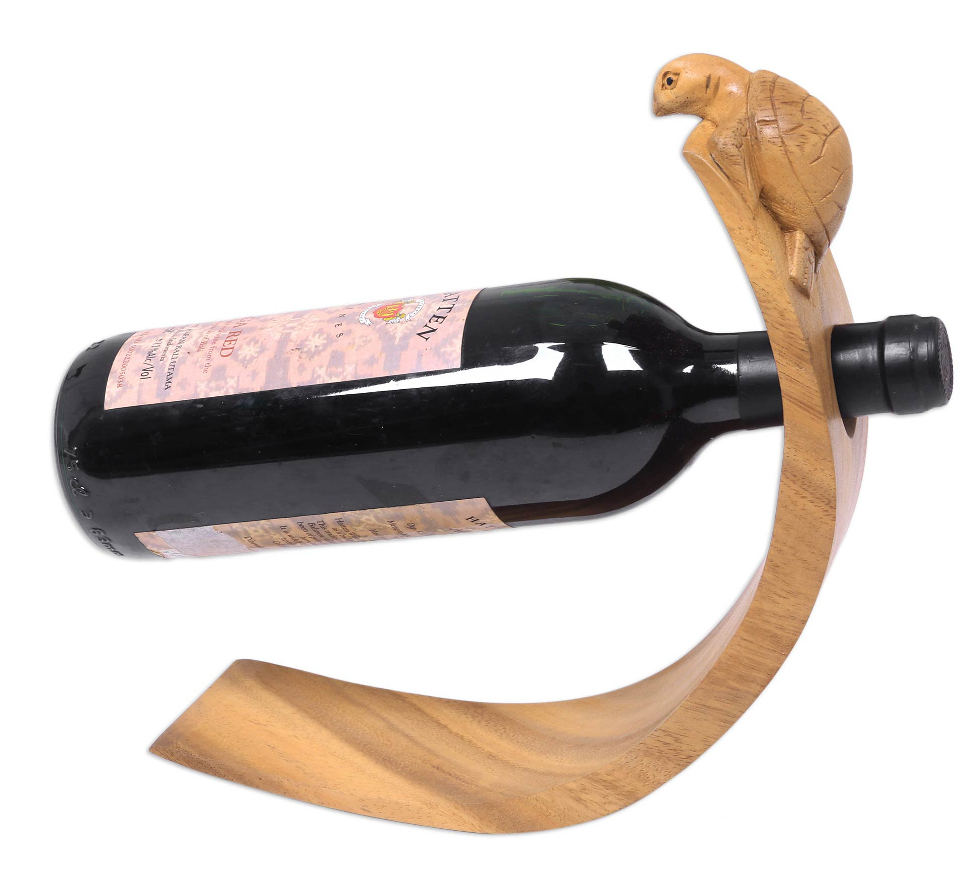 Bay Isle Home™ Knipe Turtle 1 Bottle Tabletop Wine Bottle Rack ...