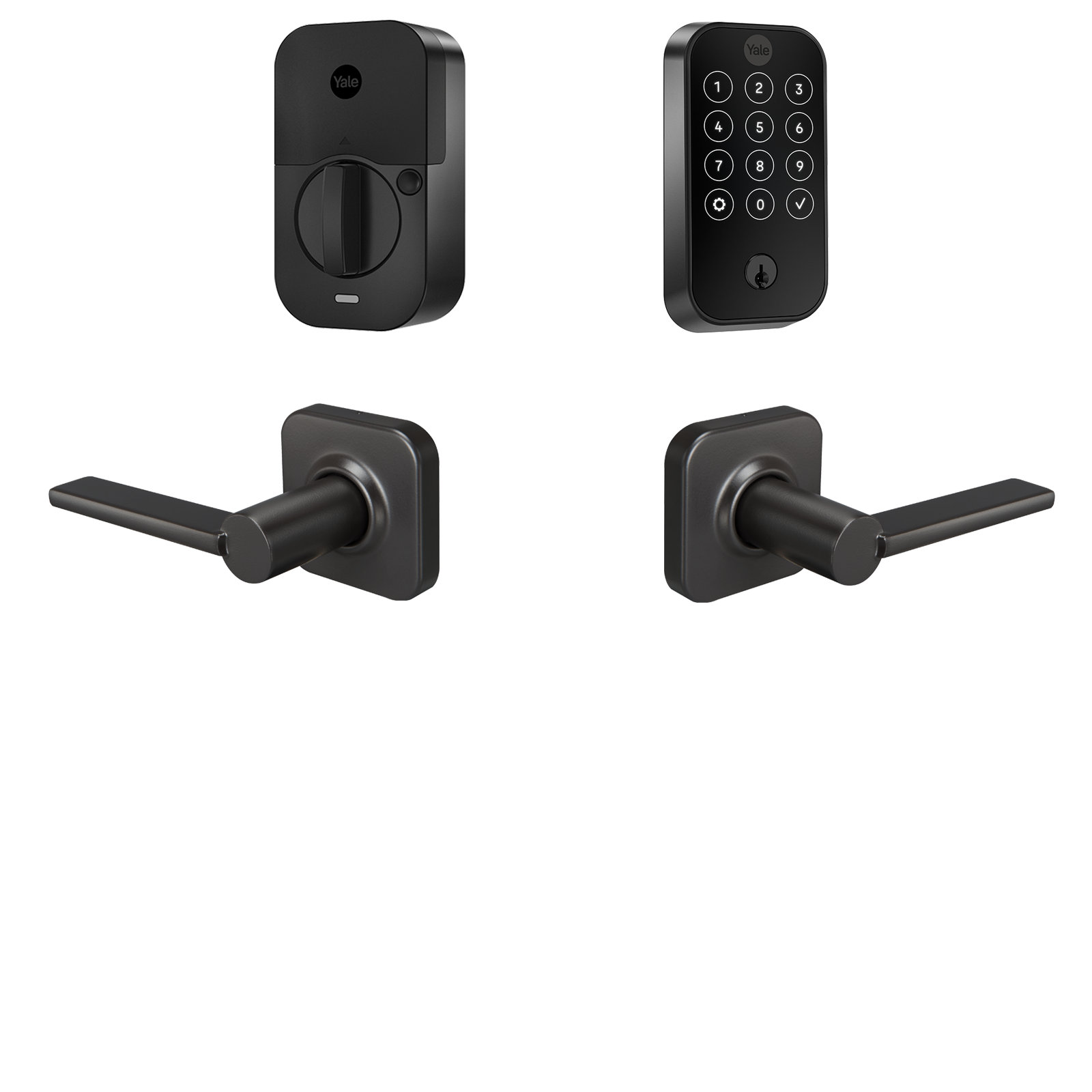 Yale Assure Lock 2 Plus - Home Key Lock - Satin Nickel