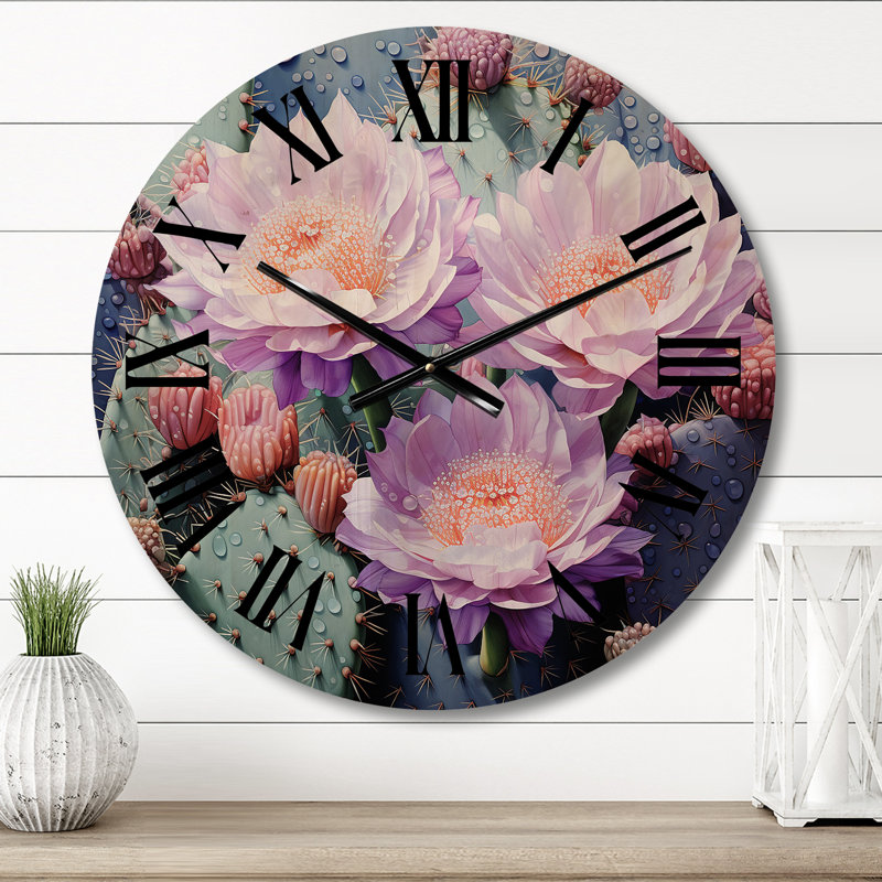 Horloge murale en bois massif Wyon, Petit