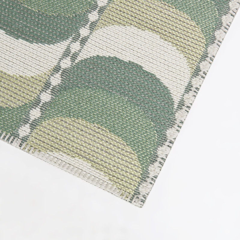 Tapis intérieur / extérieur vert Lycia, 7'10" x 10', Green