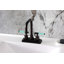 Robinet de salle de bain central à 4 poignées à fixation sur comptoir à 4 trous avec 4 tiroirs Kingston-95752641