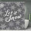 Rideaux de douche "Let It Snow", 71 x 71