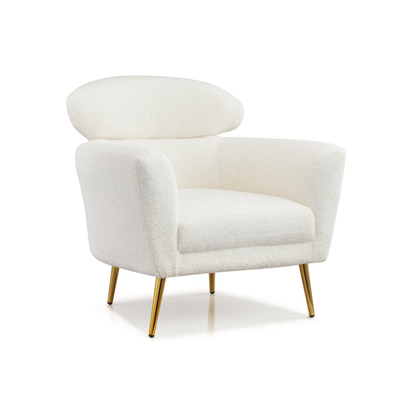 Fauteuil de 33 po de large Malavika, Velours