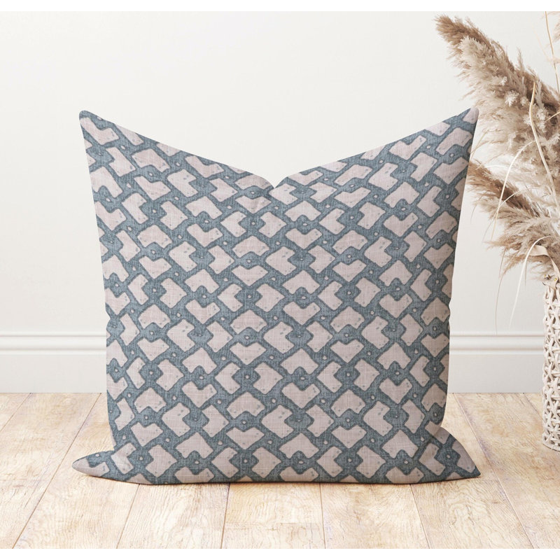 Housse de coussin pour l'extérieur Spa Blue, Carré 15 po