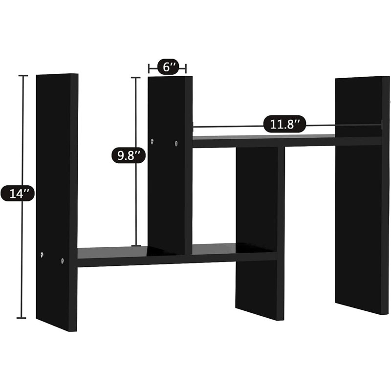 Office Desktop Storage Box And Locker, Black