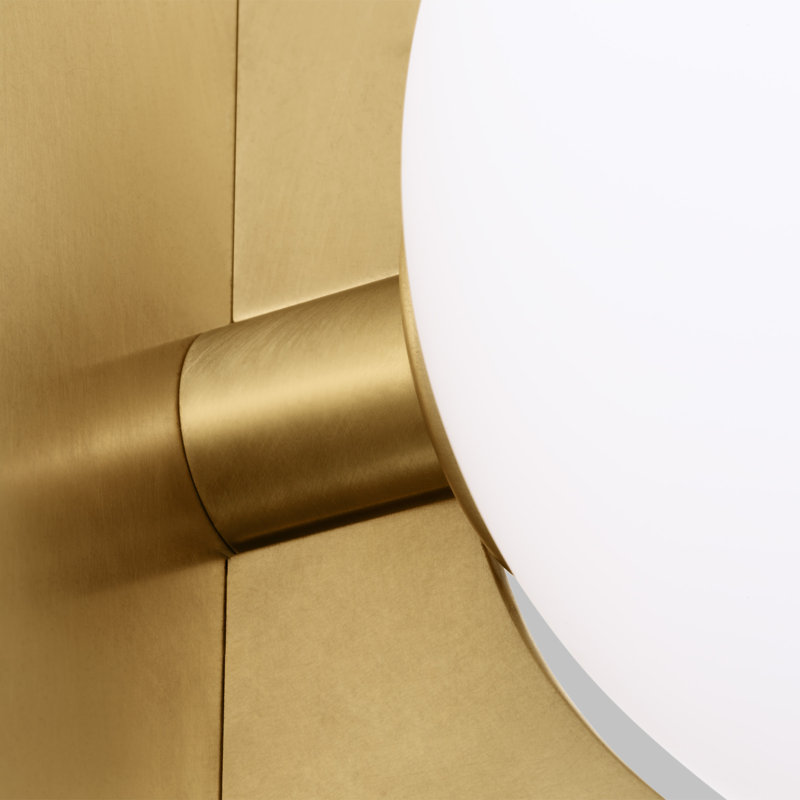 Orbel 3 - Light Vanity Light, Yes, Natural Brass