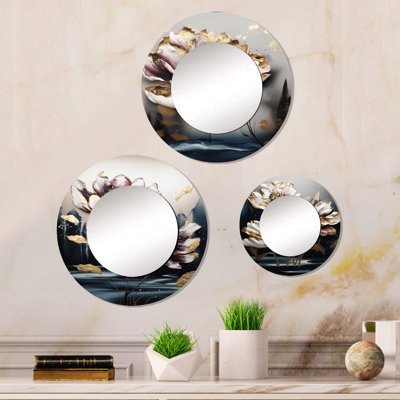 Cloelia Metal Round Mirror
