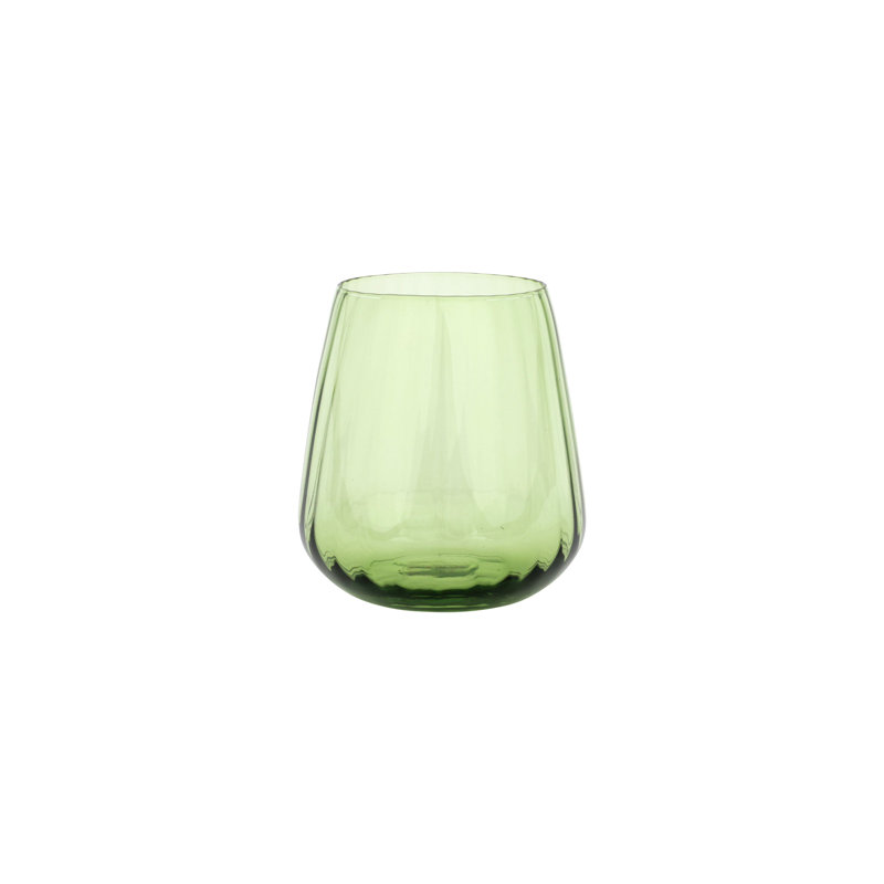 Francesca 16oz. Stemless Wine Glass, Green