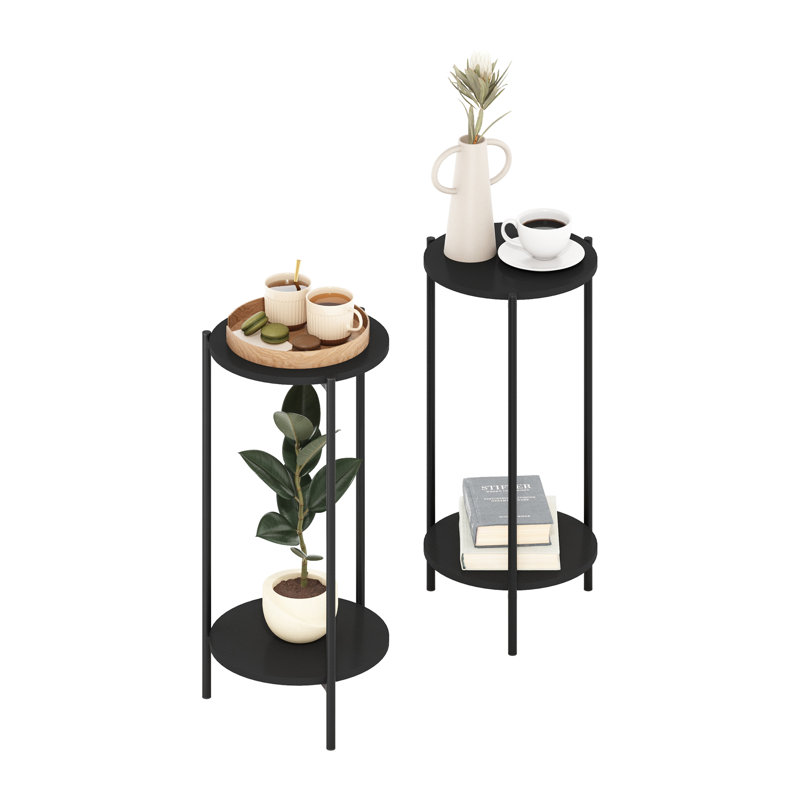 Kandus End Table Set, Americano