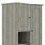 Grande armoire de rangement avec portes, tablette réglable et grand panier rabattable-118828690