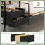 40cm W Metal Bedside Table