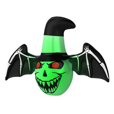 Halloween Inflatable Dolls Inflatable LED Color Changing Remote Control Light Pumpkin Balls Yard Decoration