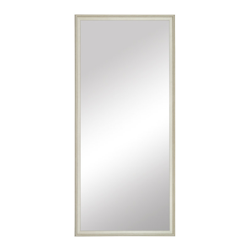 Kennebec Collection, Full Length Mirror, in a, Ideal Dressing Room Mirror, True Reflections Glass, Wood Frame,  Lean Against Wall or Wall-Mounted, 