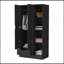 Armoire Redmond avec tiroir simple, 4 tablettes de rangement et tringle