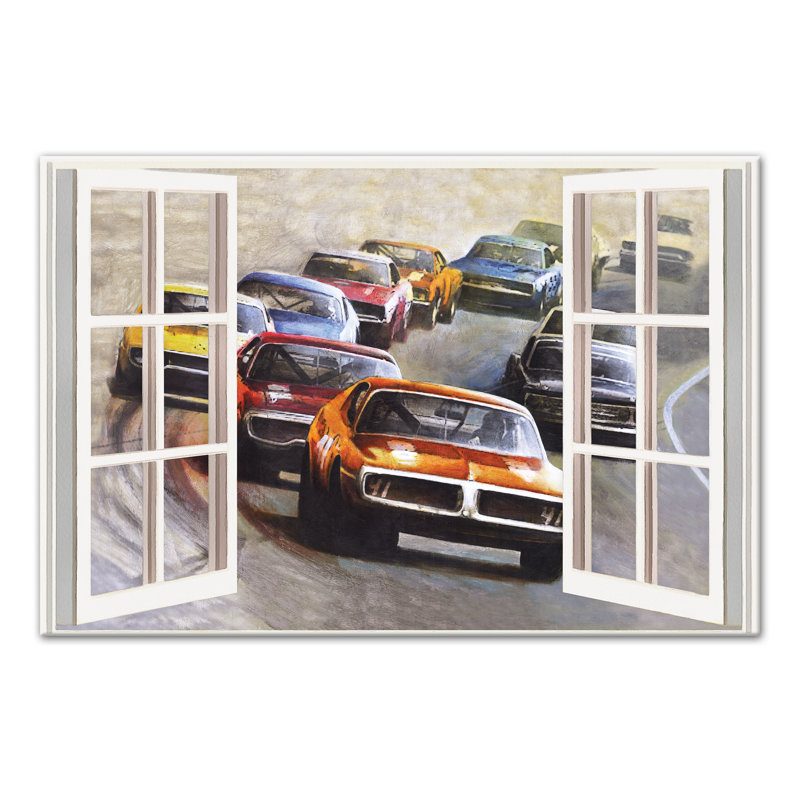 Toile de course pour fenêtre d’art Mccaskill, H 20 po x l 30 po x P 1,25 po