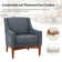 Arshanti 28.7" W Armchair With Solid Wood Legs