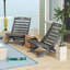 Ensemble de 4 chaises Adirondack pliantes pour l'extérieur (ensemble de 4)-2033401271