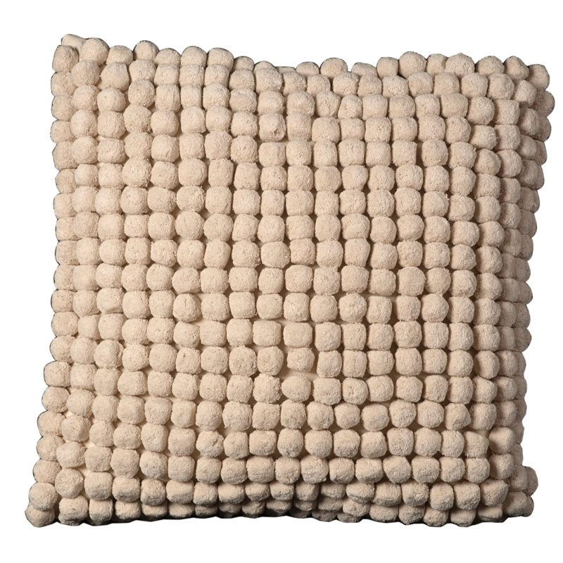  Square Pillow Cover & Insert, Beige