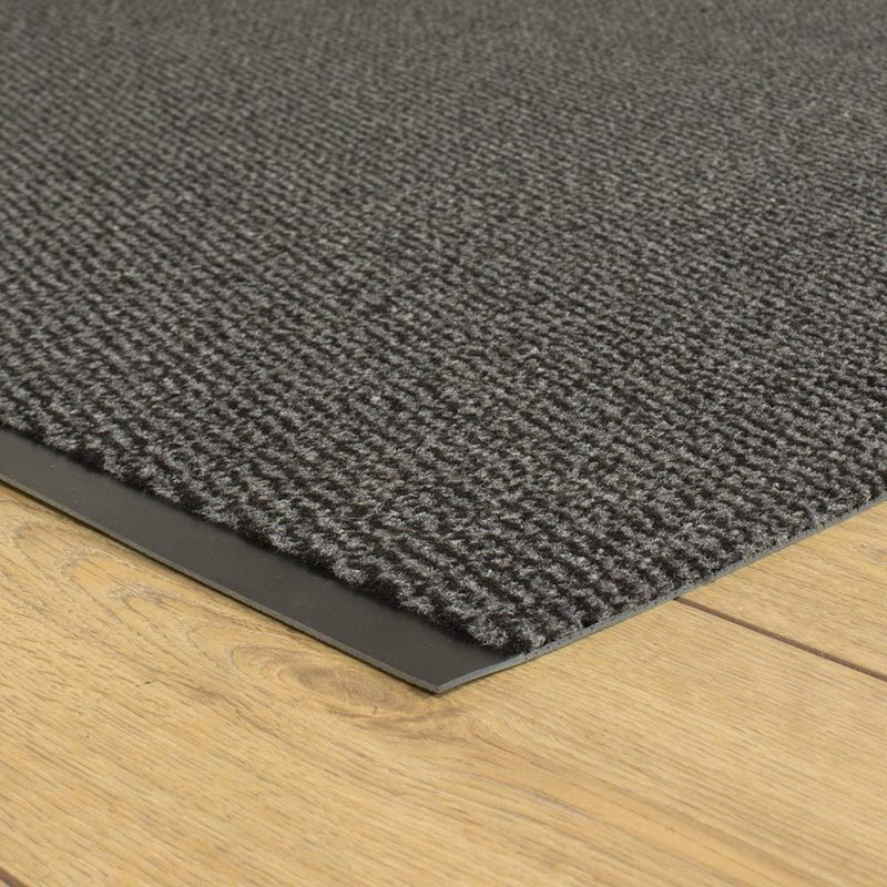 Balzer Tufted Black Indoor Rug, Runner 90 x 270cm