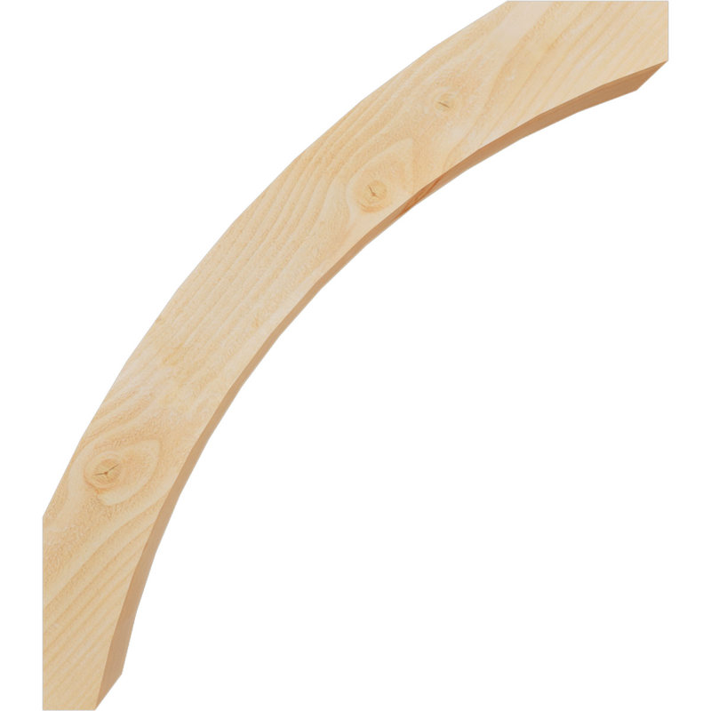 Genouillère Thorton, Sapin Douglas de 4 po (sciage brut), 30 po X H 34 po H