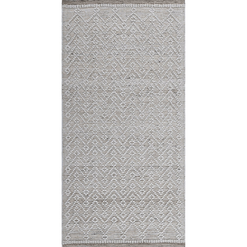 Global Recycled Standard Pearly Hand-Woven Loop Pile Recycled Rug Pecan Brown, Runner 2'6" x 5'
