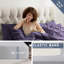 Ensemble d'édredon plissé avec draps Bed-in-a-Bag-103134057-103134059