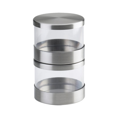 16Oz Glass Mixology Jar with Stainless Steel Base and Lid