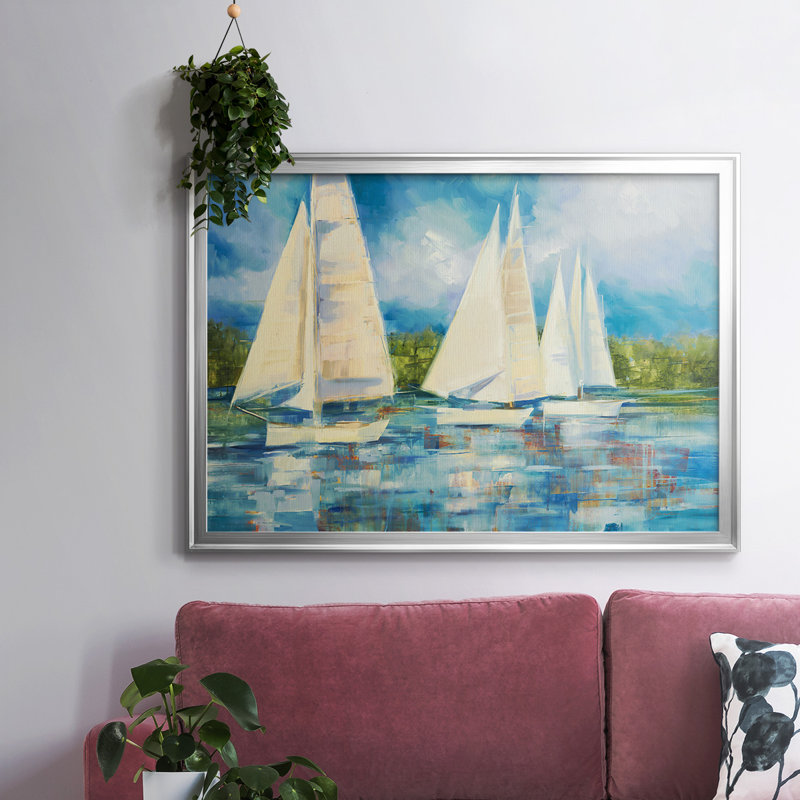 Voile transparente encadrée sur toile, H 18 po x l 26 po x P 1,5 po, Or