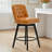 Swivel Upholstered 26'' Counter Stool Wood Leg-93801830-124606442-93801833