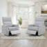 Ensemble de fauteuil inclinable pivotant rembourré