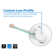 Surefit(V3) LED Flush Mount Ceiling Light, 3000K With Round Nickel Trim